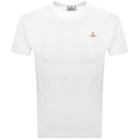 Vivienne Westwood Drawn Orb Logo T Shirt White | Mainline